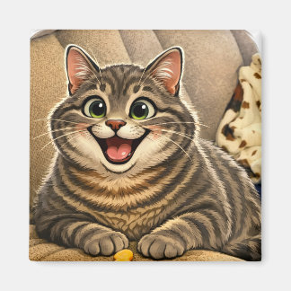 Kattkarikatyr  magnet