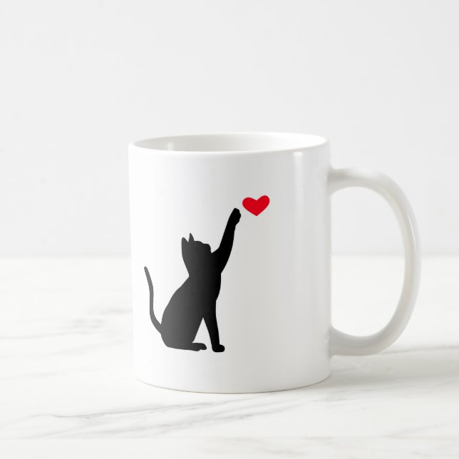 Kattkärlekmugg Kaffemugg (Höger)