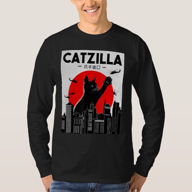 Kattkatt av Catzilla Ca T Shirt (Framsida)