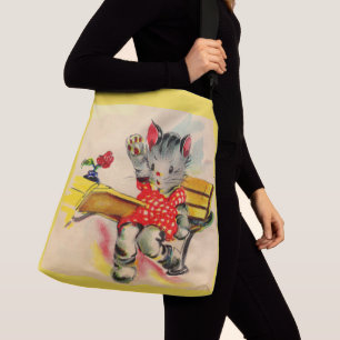 kattkatt student axelväska