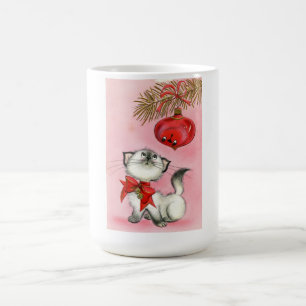 Kattkattkattunge och Vintage i Träd Kaffemugg