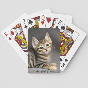 Kattkattunge - anpassningsbar casinokort