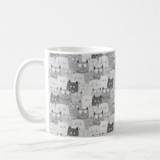 kattkattunge i ansikte ansikte som alltid roliga s kaffemugg