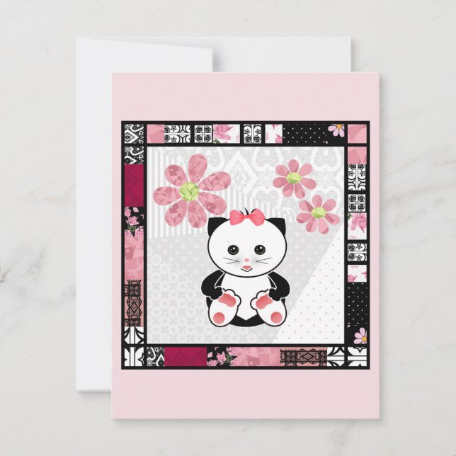 Kattkattunge illustrerar barnsklig skrift (Framsida)