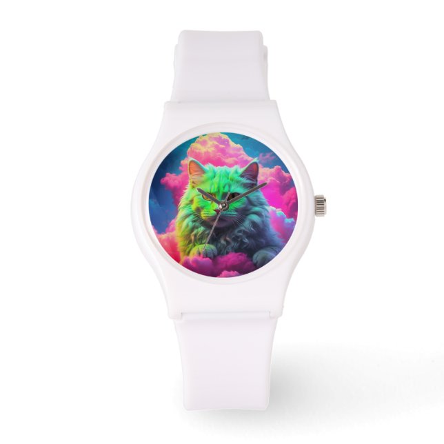 Kattklocka för kattlover armbandsur (Framsida)