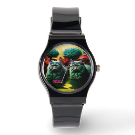 Kattklocka för snyggtar armbandsur