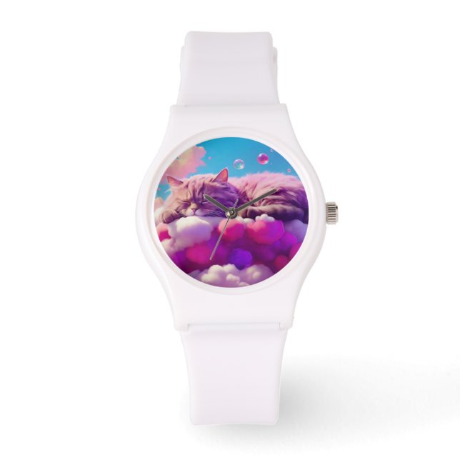 Kattklocka för snyggtar armbandsur (Framsida)