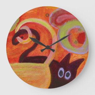 kattklocka stor klocka