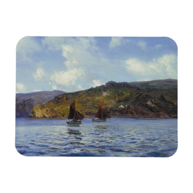 Kattklor från land (av Henry Moore) Magnet (Horisontell)