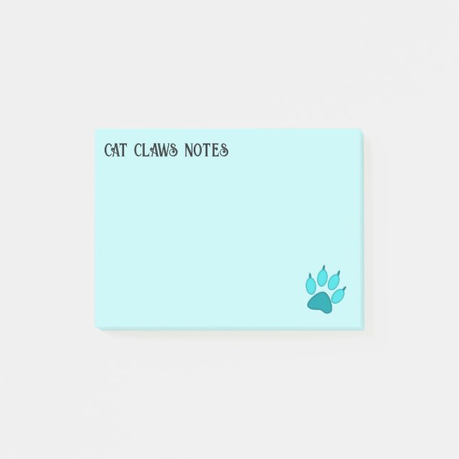kattklor post-it block (Framsida)