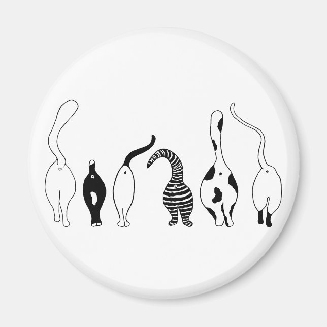 Kattknapp Magnet (Framsidan)