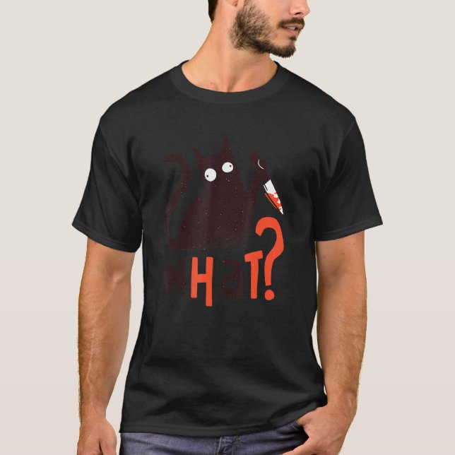 Kattkniv T Shirt (Framsida)