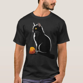 Kattkonst - blomsterkonst Katt Motif Djurkatt T Shirt