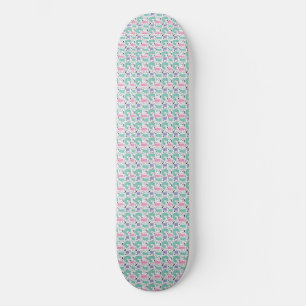 Kattkonst Cute Cat Rainbows Mini Skateboard Bräda 18,5 Cm