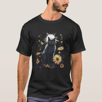 Kattkonst Husdjur Katt Motiv Djur Katt T Shirt