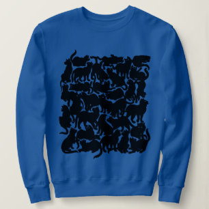 Kattkonst Jersey Damklassiker Svarta Kattröjor T Shirt