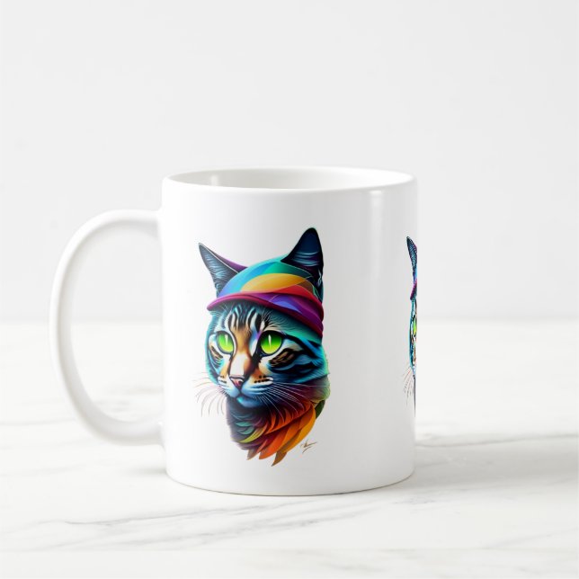 Kattkonst Kaffemugg (Vänster)