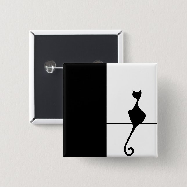Kattkonst Knapp (Framsida & baksida)