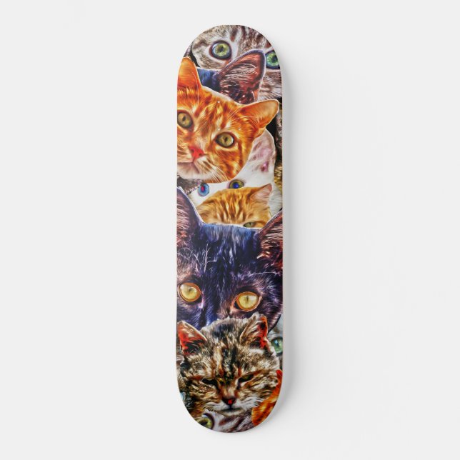 Kattkonst Mini Skateboard Bräda 18,5 Cm (Framsida)