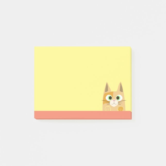 Kattkonst Post-it Block (Framsida)