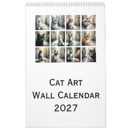 Kattkonst Väggkalender 2027 Kalender