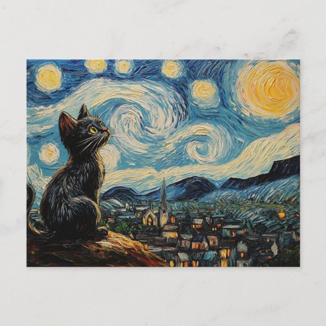 Kattkonst Vykort (Framsida)