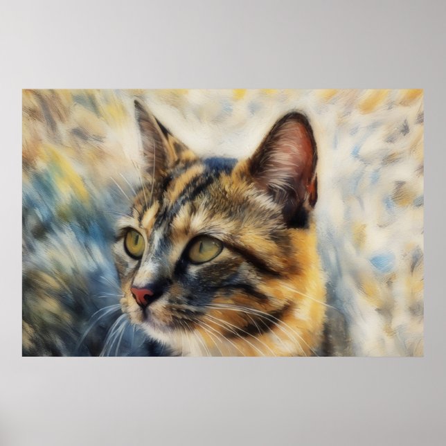 Kattkonstaffisch för älskare av kalikotkatt poster (Framsidan)