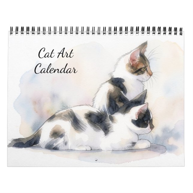 Kattkonstkalender för kattälskare kalender (Omslag)