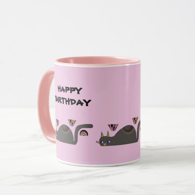 KATTKOPP FÖR FÖDELSEDAG MUGG (Framsida vänster)