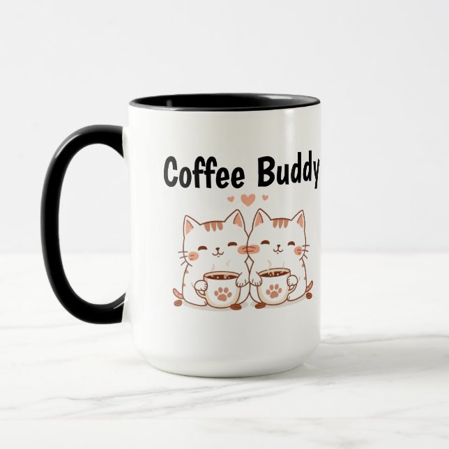 Kattkoppen Coffee Buddy Mugg (Vänster)