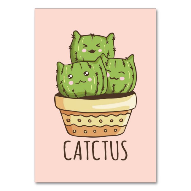Kattkött Cactus Bordsnummer (Framsidan)