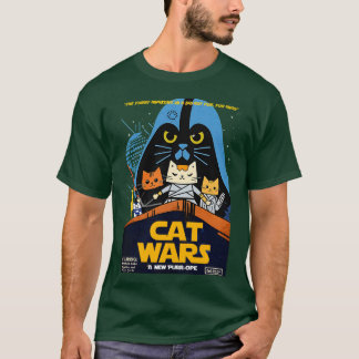 Kattkrig Filmparodi present till vän T Shirt
