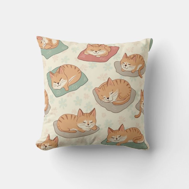 kattkuddekudde kudde (Framsida)
