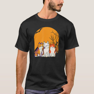 Kattkyrkogård Lat halloween-kostym Söt kattunge K T Shirt