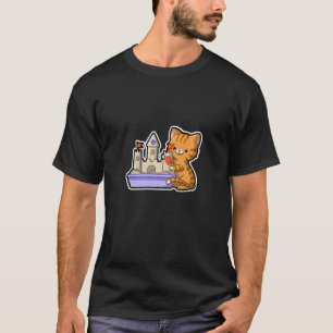 Kattlåda för uppspelningstid (Litteraturcute Cat M T Shirt
