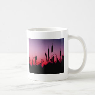Kattlar i solnedgången kaffemugg