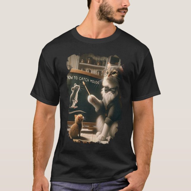 kattlärare t shirt (Framsida)