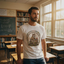 Kattlärare T-Shirt |  Vintage Cottagecore 