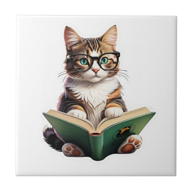Kattläsning Bok Kakelplatta (Framsidan)
