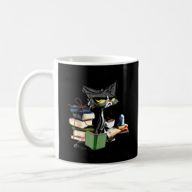 Kattläsning och kaffe eftersom mord är fel kaffemugg (Vänster)
