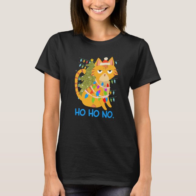 kattlätt kedjefiber träd Kattägare T Shirt (Framsida)