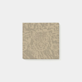 Kattleopard 3 x 3 post-it block
