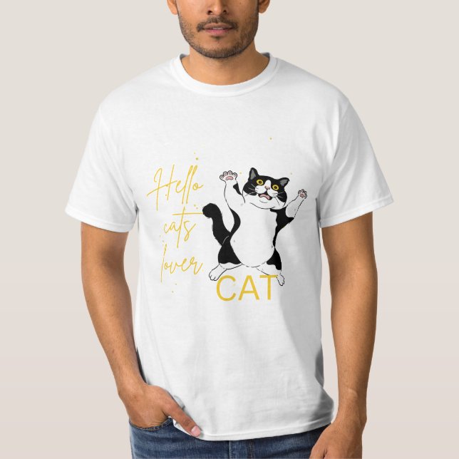 Kattlover t-shirt (Framsida)