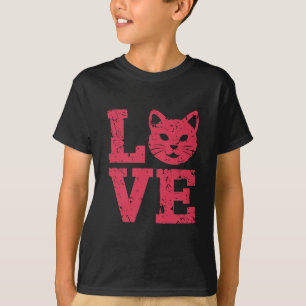 Kattlovers: Fet, Edgy, rinnande design T Shirt