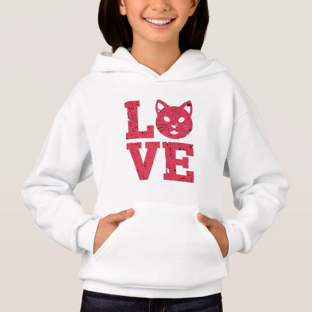Kattlovers: Fet, Edgy, rinnande design T Shirt (Framsida)