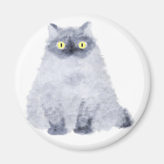 Kattmagnet sitta magnet (Framsidan)