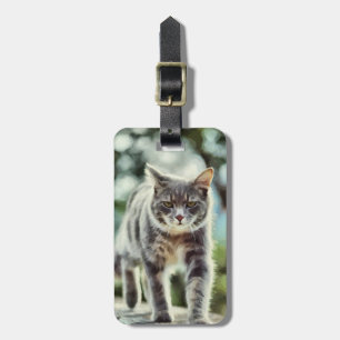 Kattmålning Bagagebricka