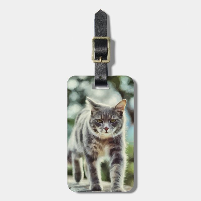 Kattmålning Bagagebricka (Vertikal Framsida)