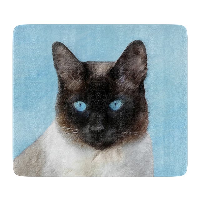 Kattmålning för siamesisk katalog - originalkonst  (Framsidan)
