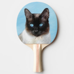 Kattmålning för siamesisk katalog - originalkonst pingisracket